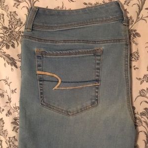 Light Wash Kick Boot American Eagle Jeans